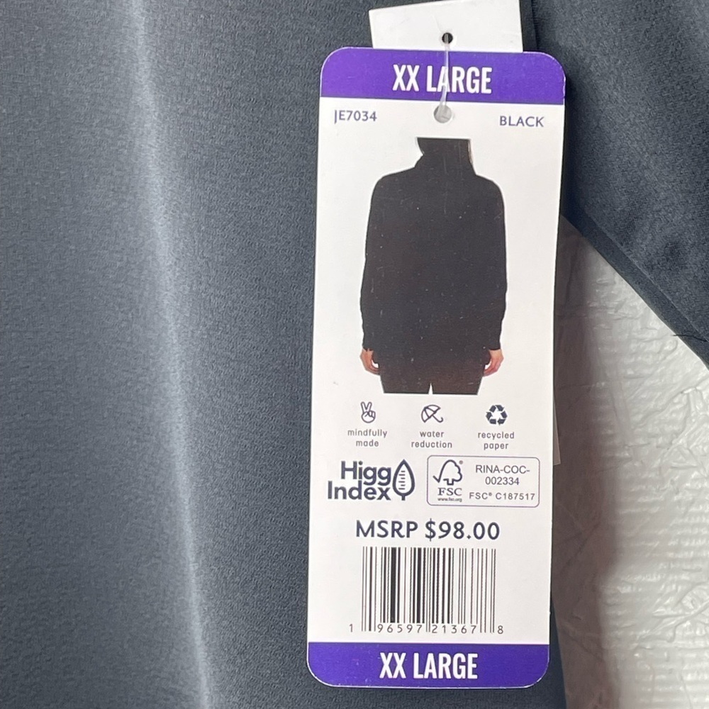 NWT Joie Limited Edition Women’s Satin Long Sleeve Button Up Blouse XXL Black - Picture 4 of 11